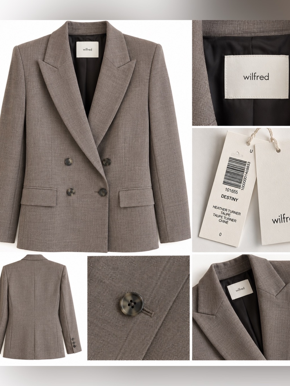 Aritzia Wilfred Blazer NWT - Picture 5 of 5